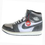 ナイキ AIR JORDAN 1 エアジョーダン ブラックアンドスモーク ハイカットスニーカー ホワイト/グレー US9/27cm DZ5485-051