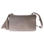 TORY BURCH トリー バーチ タッセル ミニ ショルダーバッグ グレー
