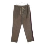 GUCCI グッチ HOUNDSTOOTH WOOL MOHAIR TRACK PANTS 千鳥格子柄 ウールモヘア トラックパンツ レッド/ベージュ 522947 Z542J