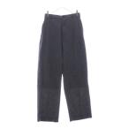 BALENCIAGA バレンシアガ チェック柄 ウール ワイドフィット スラックス パンツ グレー 621984 TIT04