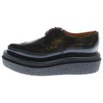 Sacai サカイ ×GEORGE COX ジョージコックス ラバーソール レザー ドレスシューズ ブラック 21-05764