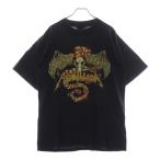 ヴィンテージ 90S メタリカ パスヘッド ウェアエヴァー アイ メイ ロウム 両面プリント クルーネック 半袖Tシャツ