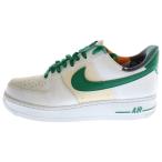 NIKE ナイキ AIR FORCE 1 07 LV8 LOW EMB エアフォース1 エンベデッド ローカットスニーカー ホワイト/グリーン US7.5/25.5cm DM0109-100