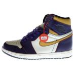 ナイキ AIR JORDAN 1 RETRO HIGH OG DEFIANT LAKERS エアジョーダン1 レイカーズ ハイカットスニーカー US8/26cm CD6578-507