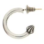 ショッピングHEARTS CHROME HEARTS クロムハーツ HOOP PLAIN プレーン フープピアス シルバー BCA101