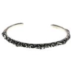 CHROME HEARTS クロムハーツ BANGLE SBT SBTバンドバングル ブレスレット シルバー BCA126