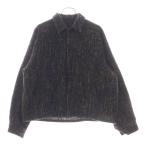 JUHA ユハ 24AW Loop Tweed Short Jacket ループツイード ウール ショート ボタンダウン ジャケット ネイビー 10200701-1