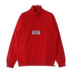 ショッピングシュプリーム SUPREME シュプリーム 17SS Excellence MCMXCIV Half Zip Sweat エクセレンス ハーフジップ スウェット レッド