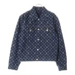 LOUIS VUITTON ルイヴィトン 24AW モノグラムジャガード デニム トラッカージャケット インディゴ RM242M UZD HRA79W