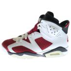 NIKE ナイキ AIR JORDAN 6 RETRO CARMINE エアジョーダン6 カーマイン ハイカットスニーカー ホワイト/レッド US9/27cm CT8529-106