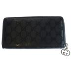GUCCI グッチ GGインプリメ ラウンドジップ ロングウォレット 財布 ブラック 307982-0416