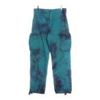 OFF-WHITE オフホワイト Tie-dye Cargo Pants タイダイメタルロゴ コットン カーゴパンツ ブルー OMCF012R20A66001