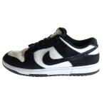 NIKE ナイキ DUNK LOW SUEDE ダンク ロー スウェード ローカット スニーカー パンダ ブラック/ホワイト US8.5/26.5cm FQ8249-100