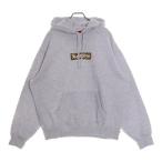 SUPREME シュプリーム 24SS Shanghai Box Logo Hooded Sweatshirt 上海 ボックス ロゴ スウェット プルオーバー パーカー グレー