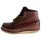 ショッピングレッドウイング RED WING レッド ウイング HERITAGE 6INCH MOC TOE SMITH ヘリテージ モック トゥ スミスレザー ブーツ レッド US8.5/26.5cm 9106