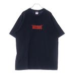 シュプリーム 22SS Ralph Steadman Box Logo Tee ラルフ ステッドマン ボックスロゴプリント クルーネック 半袖Tシャツ ブラック