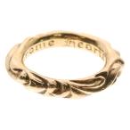 CHROME HEARTS クロムハーツ 22K SCRL BAND スクロールバンド リング ゴールド BCA416