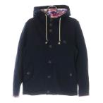 BURBERRY BLACK LABEL バーバリー ブラックレーベル 胸ホース刺繍 フード裏チェック ボタンフライ フーデッドジャケット D1P20-429-29