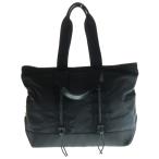 ショッピングモンクレール MONCLER モンクレール 23AW TECH TOTE テックトートバッグ ロゴパッチ ナイロン ハンドバッグ ブラック I209A5D00007