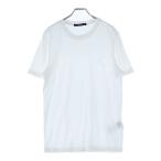 LOUIS VUITTON ルイヴィトン 22AW ロゴエンブロイダリー クルーネック半袖Tシャツ カットソー ホワイト RM222Q JC8 HAY50W