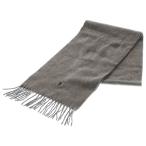 POLO RALPH LAUREN ポロラルフローレン CASHMERE イタリア製 カシミア マフラー ストール グレー