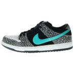 NIKE SB ナイキエスビー DUNK LOW PRO ELEPHANT ダンク プロ  ローカットスニーカー ブラック/グレー US8/26cm BQ6817-009