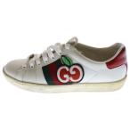 グッチ ACE LOW GG APPLE PATCH エース アップルパッチ シェリーライン レザー ローカット スニーカー ホワイト/レッド/グリーン 611377