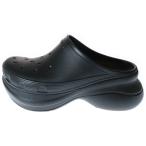 ショッピングミュール BALENCIAGA バレンシアガ ×CROCS MULE クロックス ミュール サンダル ブラック 720857