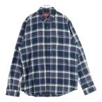 ショッピングシュプリーム SUPREME シュプリーム 19SS Plaid Flannel Shirt タータンチェック プレイドフランネル 長袖ボタンダウンシャツ チャコールグレー