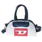 ショッピングディーゼル DIESEL ディーゼル NERI S ネリ エス 2WAY レザーショルダーバッグ ハンドバッグ ネイビー/ホワイト