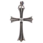 CHROME HEARTS クロムハーツ CH CRS LG W/BALE Wベイル ラージCHクロスペンダントトップ シルバー BCA215