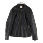 UNITED TOKYO ユナイテッド トウキョウ シープスキン シングルライダースジャケット ブラック 405352001