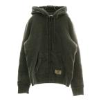 ショッピングAbercrombie Abercrombie&Fitch アバクロンビーアンドフィッチ コットン 裏地キルティング ジップアップパーカー フーディー グレー