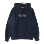 ショッピングシュプリーム SUPREME シュプリーム 21SS×KAWS Chalk Logo Hooded Sweatshirt カウズ チョークボックスロゴ スウェットプルオーバーパーカー ブラック