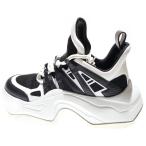 ショッピングヴィトン LOUIS VUITTON ルイヴィトン LVアークライト2.0 ボリュームソール ハイカットスニーカー ブラック/ホワイト