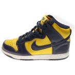 ショッピングダンク NIKE ナイキ DUNK HIGH SP MICHIGAN ダンク ミシガン ハイカットスニーカー ネイビー/イエロー US9/27cm CZ8149-700