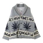 ショッピングカウチン WACKO MARIA ワコマリア 24AW HIGHTIMES COWICHAN SWEATER ハイタイムス 総柄 カウチンニットセーター グレー HIGHTIMES-WM-KN04