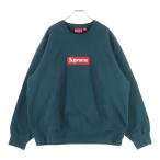 SUPREME シュプリーム 22AW Box Logo Crewneck ボックスロゴ クルーネック スウェット トレーナー グリーン