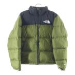 ショッピングレトロ THE NORTH FACE ザノースフェイス 1996 RETRO NUPTSE JACKET レトロ ヌプシ ジップアップダウンジャケット ブラック/グリーン NF0A3C8D