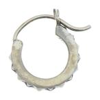 CHROME HEARTS クロムハーツ TINY TFP HOOP トゥルーファッキンパンク フープピアス シルバー BCA118