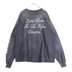 セントマイケル 25AW SAINT COMES L/S TEE セント カムス ロングスリーブ クルーネック長袖Tシャツ カットソー ブラック SM-HR1-0000-031