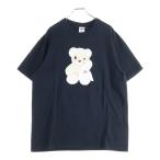 ショッピングシュプリーム SUPREME シュプリーム 25SS Bear Tee フロントベアプリントTシャツ 半袖クルーネックカットソー ブラック