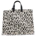 COMME des GARCONS コムデギャルソン アートワークバイバーナイ PVC トートバッグ ポーチ付き ホワイト/ブラック CG‐202