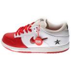 ショッピングダンク NIKE ナイキ ×Supreme DUNK LOW シュプリーム ダンク ローカットスニーカー ホワイト/レッド US10/28cm CK3480-600