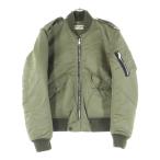 SAINT LAURENT PARIS サンローランパリ 15AW クラシック ジップアップボンバージャケット MA-1 カーキ 397643 YYL53
