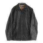 ショッピングラルフ ポロラルフローレン 胸ロゴ刺繍 ラムレザージャケット スイングトップ ジップアップブルゾン ダークブラウン JR-RL-CW-0901