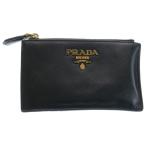 ショッピングプラダ PRADA プラダ サフィアーノマルチカラー カードコインケース ブラック/ピンク 1MC086
