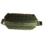 ショッピングbottega BOTTEGA VENETA ボッテガヴェネタ イントレチャート キャンバスショルダーバッグ ボディバッグ グリーン 666850