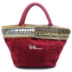 RON HERMAN ロンハーマン アフガンベルトコイン コーデュロイ トートバック ハンドバック レディース レッド