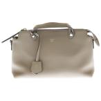 FENDI フェンディ バイザウェイ ミディアム レザー シルバー金具 2WAY ハンドバッグ ショルダーバッグ ベージュ 8BL124